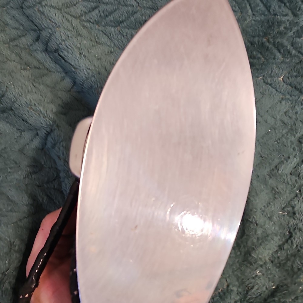 Vintage General Mills Electric Iron Adjustable Chrome Silver **Unknown condition