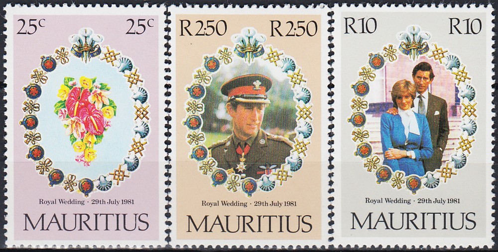 Mauritius Royal Wedding 1981 MNH-3,75 Euro