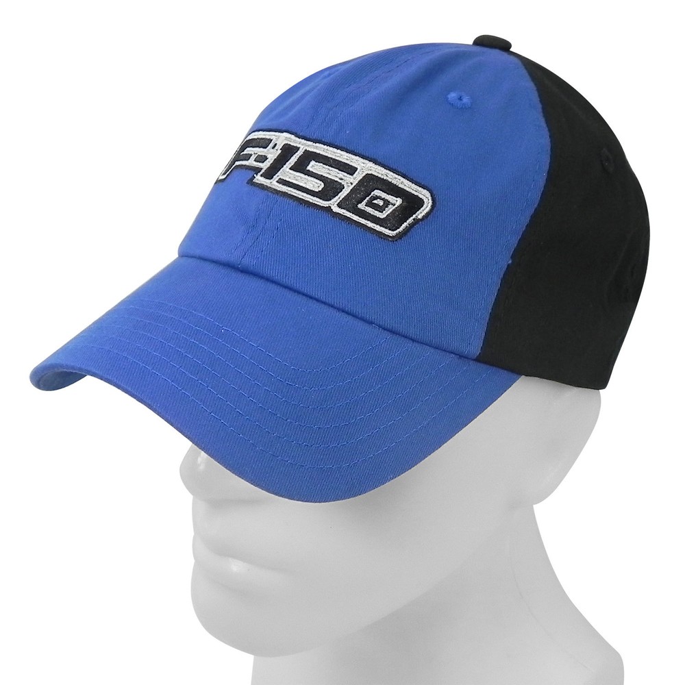 Ford F-150 Blue Front Black Baseball Hat