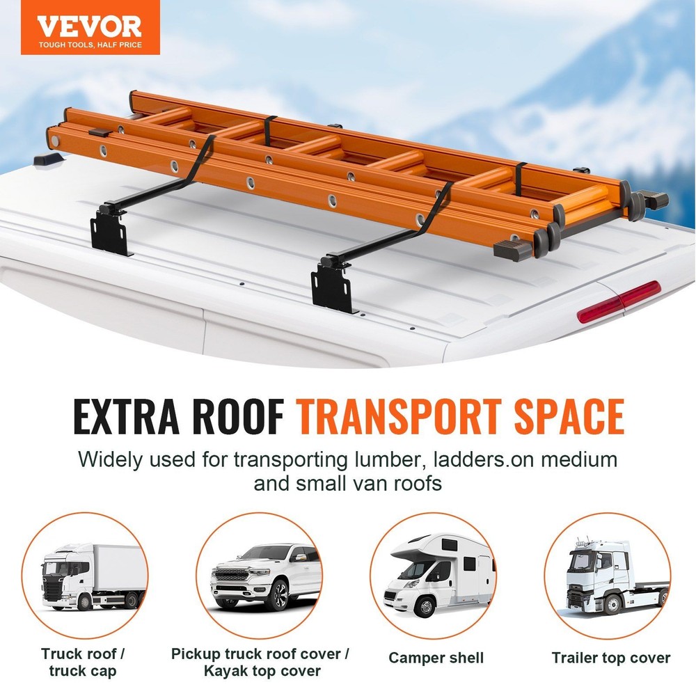 Compact 500lb Roof Rack with Full Coverage Protection