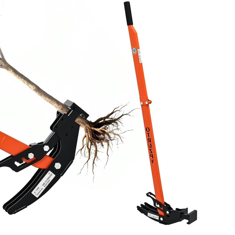 Heavy-Duty Sapling Puller Tool for Roots 1/4"–2" for Shrubs, Vines & Thorns