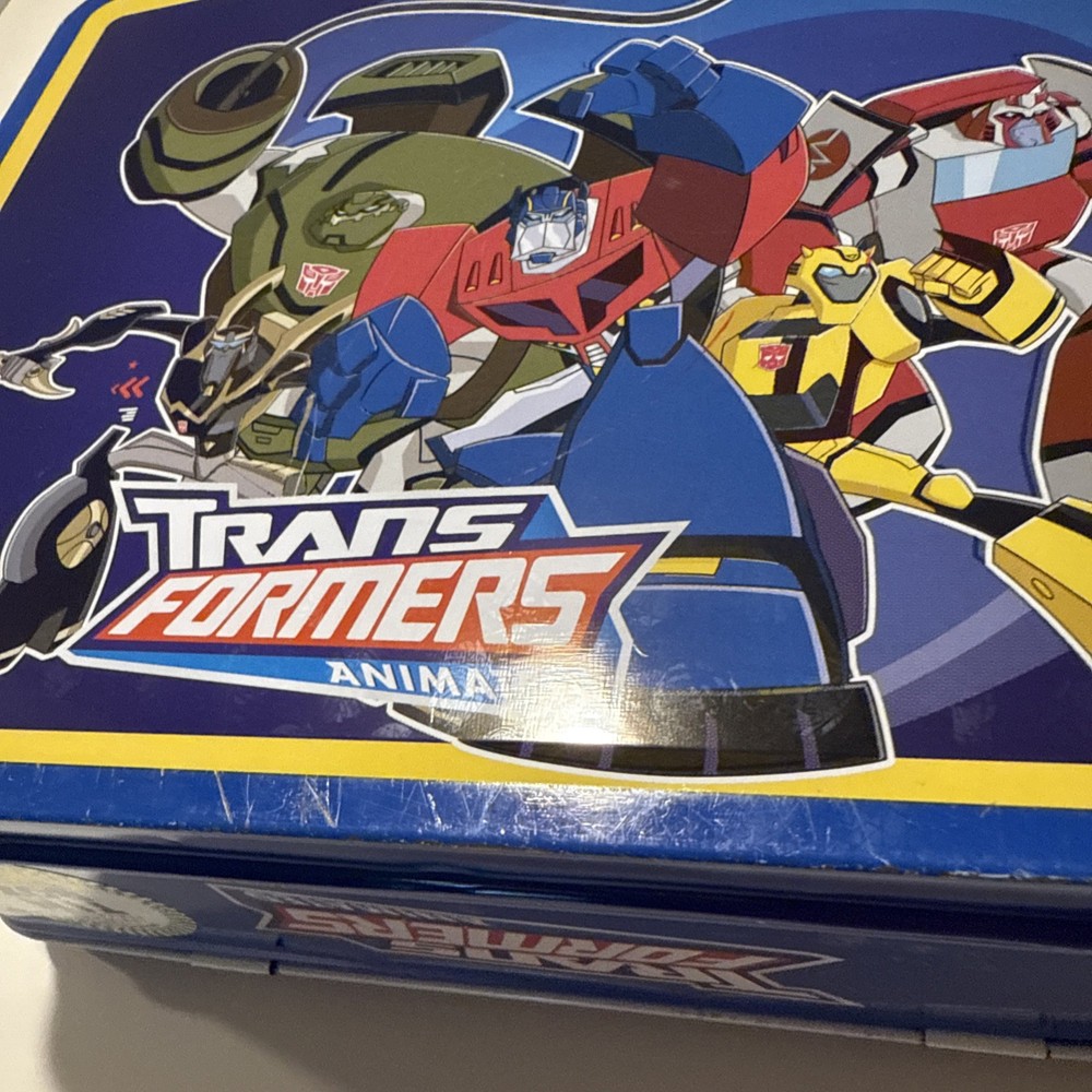 2008 Hasbro Transformers Animated Metal Lunch Box