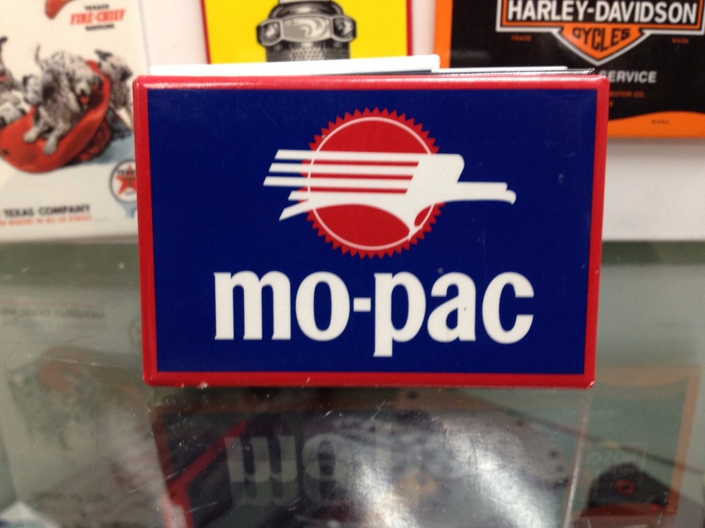 the original MO-PAC full backed refrigerator RR MAGNET
