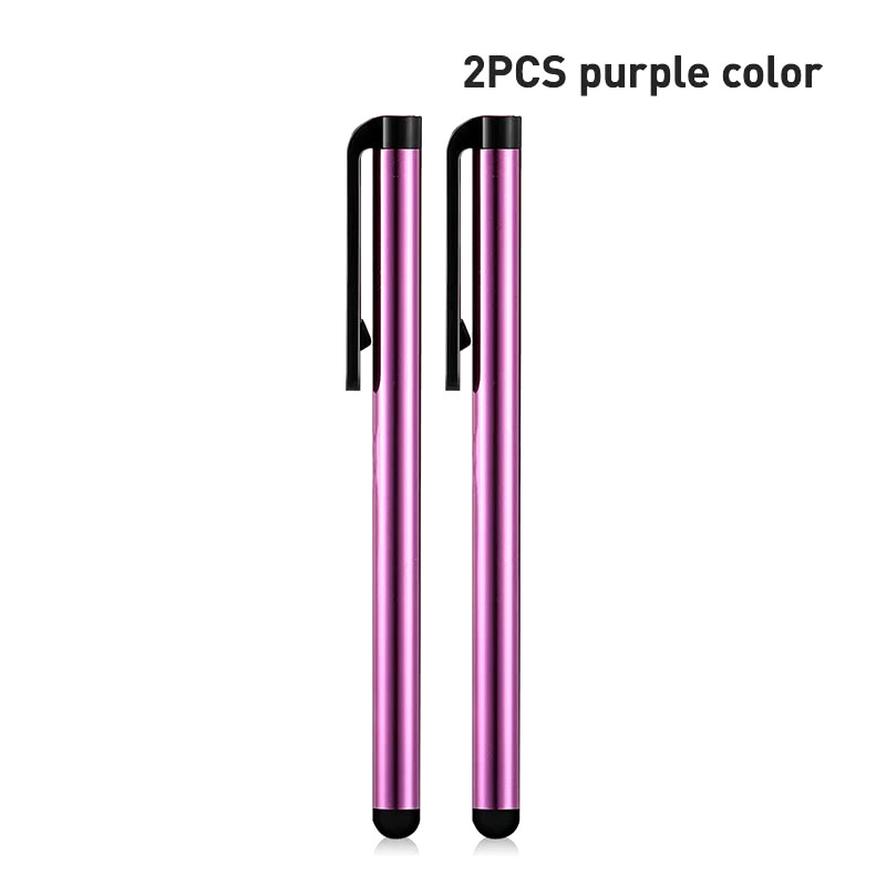 2x Colourful Stylus Pens for use with multiple devices
