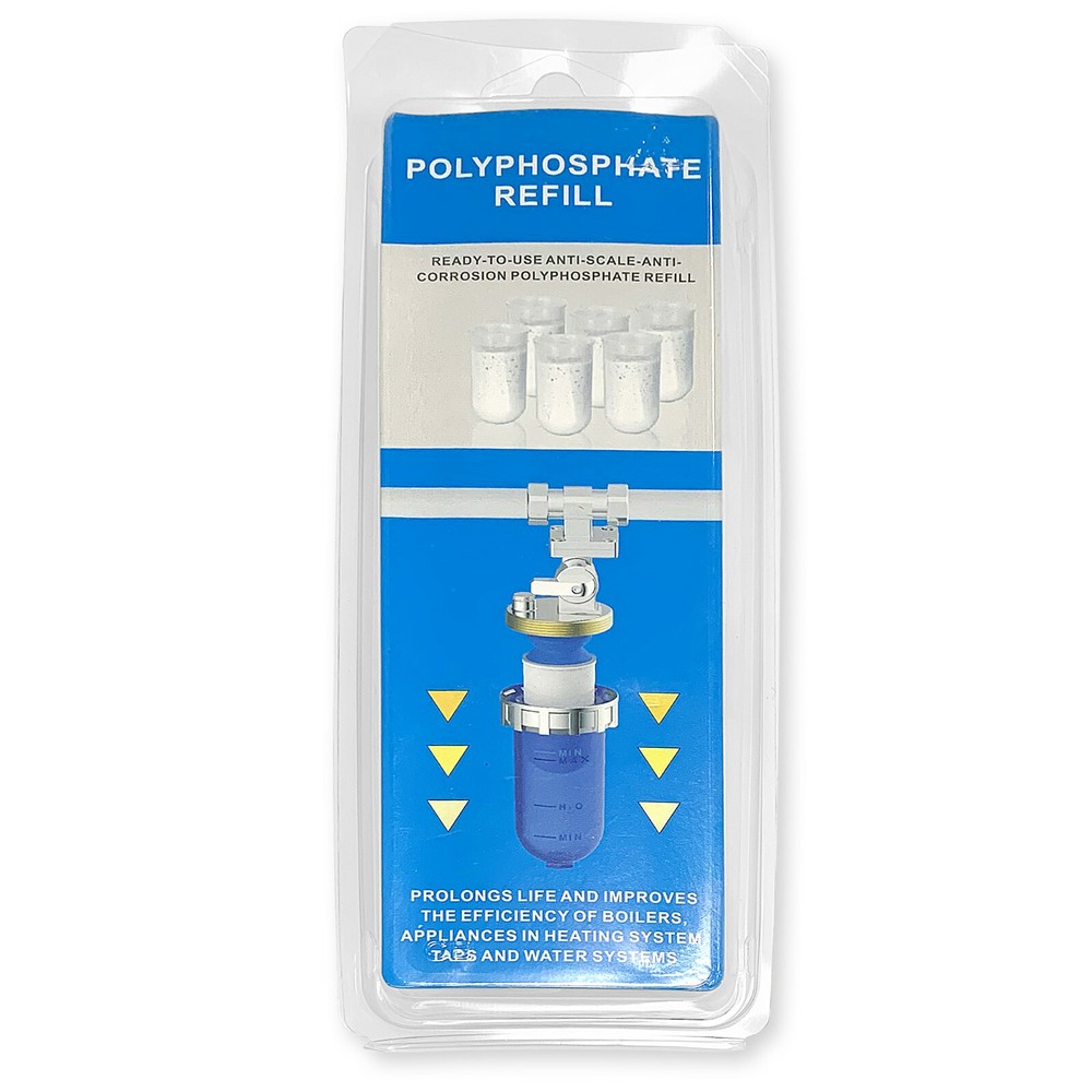 Replacement Cartridge for Polyphosphate Feeder Scale Inhibition 6 Pack