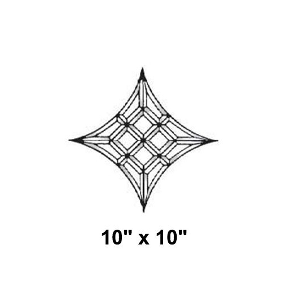 Rainbow Art Glass Bevel Cluster #BC314