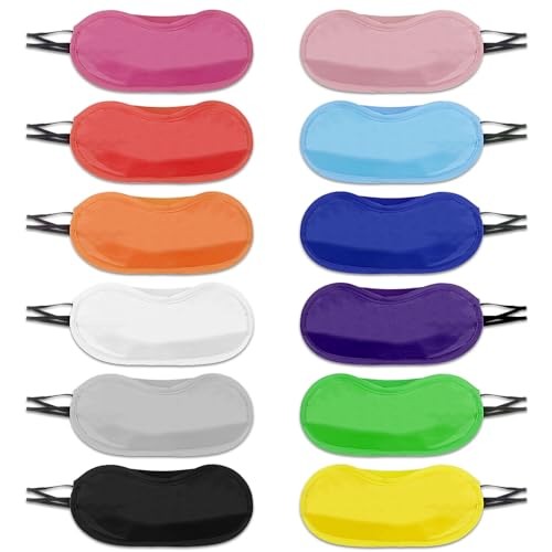 12pcs Eye Mask Sleep Masks Blindfolds Multicolor Sleeping Mask Blindfold Eye