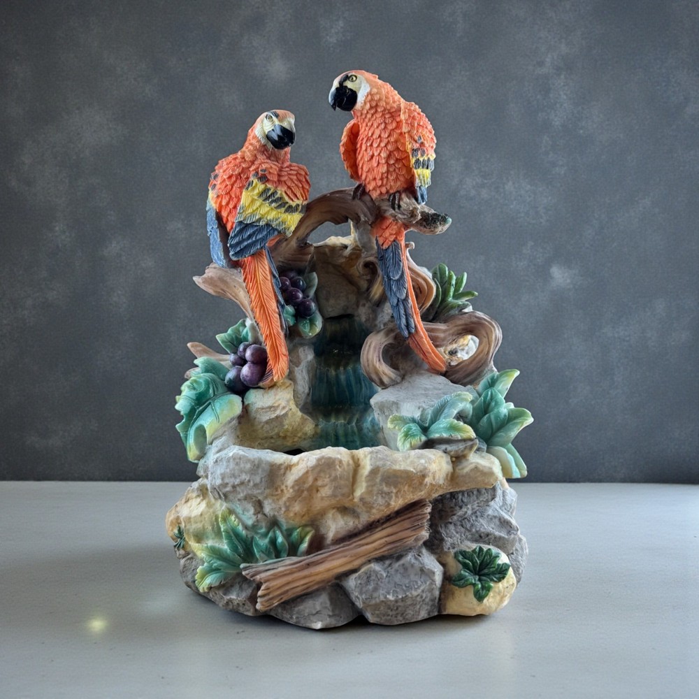 Leonardo Collection Musical Parrot Ornament Resin Sculpture Working