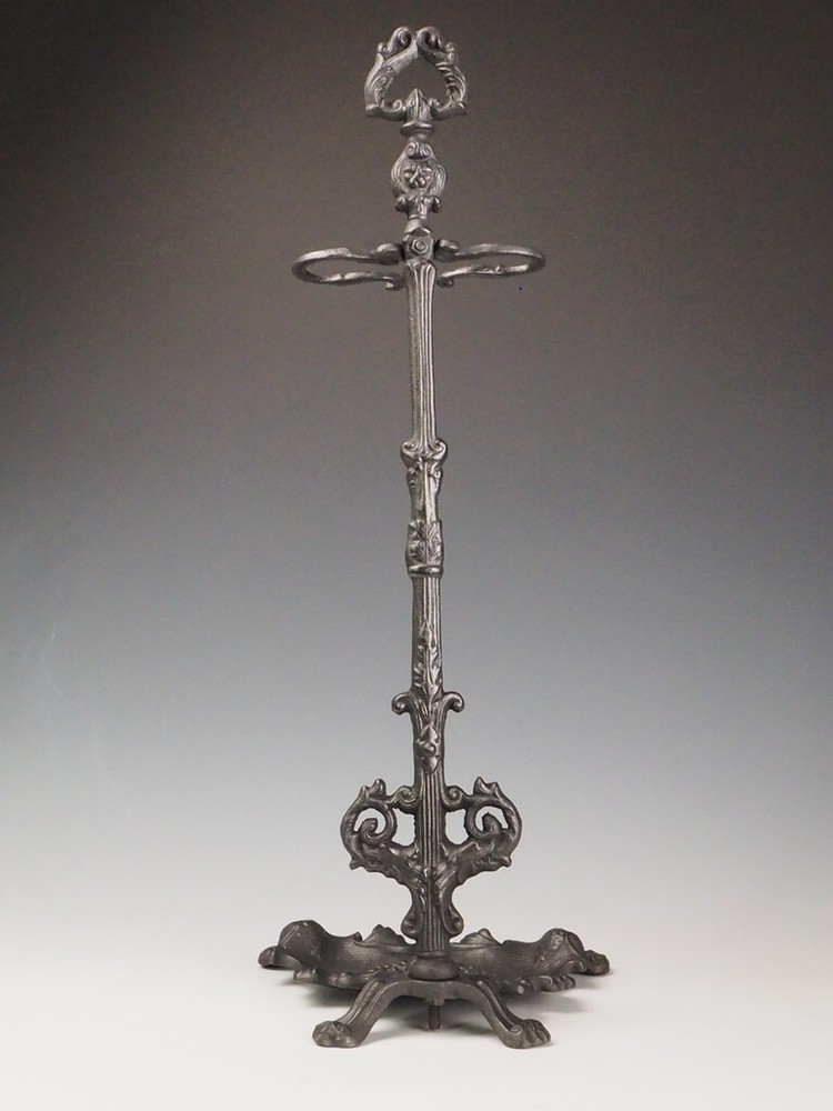 Antique Cast Iron Fireside Tool Stand | Cherub Design