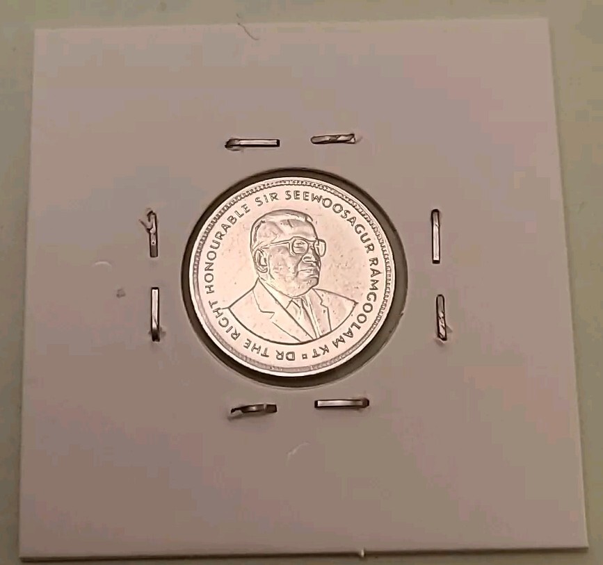 Mauritius coin, 20 Cents, 1996