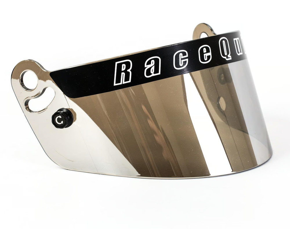RaceQuip Mirror Helmet Face Shield - Fits Pro Model Helmet