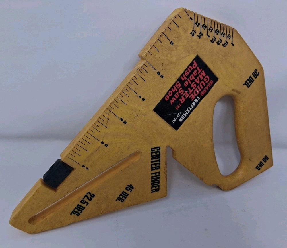 Craftsman Guide Master Table Saw Push Shoe # 932190