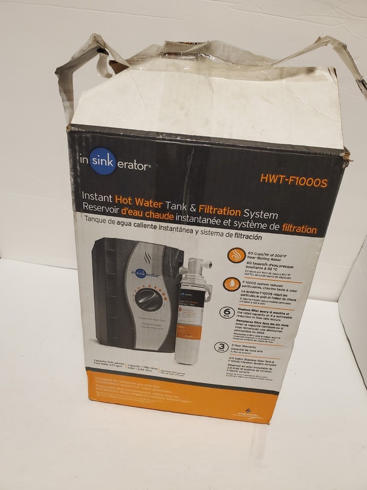 InSinkErator HWT-F1000S Instant Hot Water Tank & Filter System