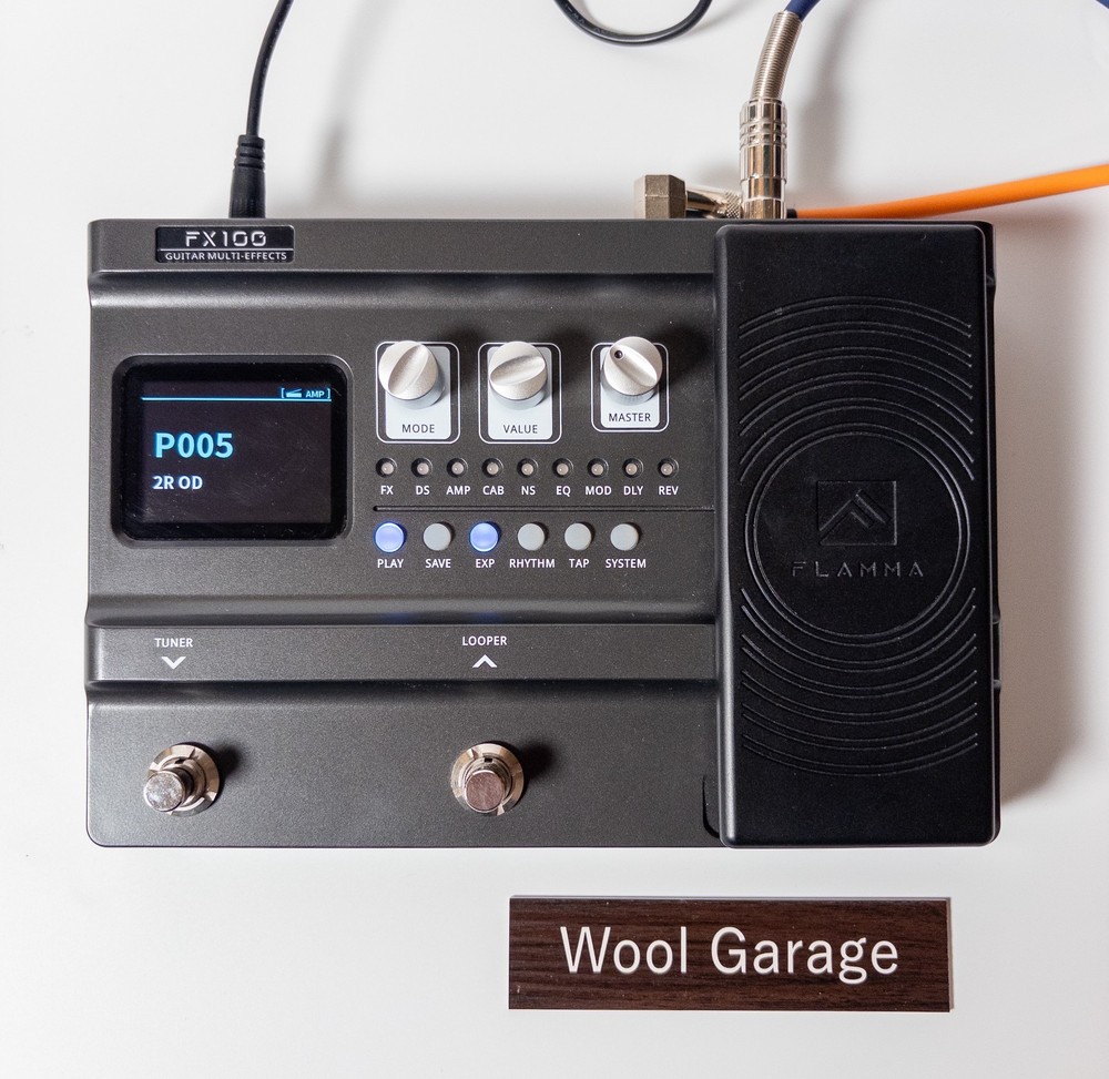 FLAMMA FX100 Guitar Multi Effects Processor Tested Working w/ Adapter