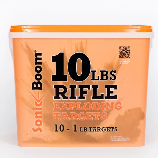 Sonic Boom Exploding Rifle Targets 1 lb 10-Pack SBT0110P