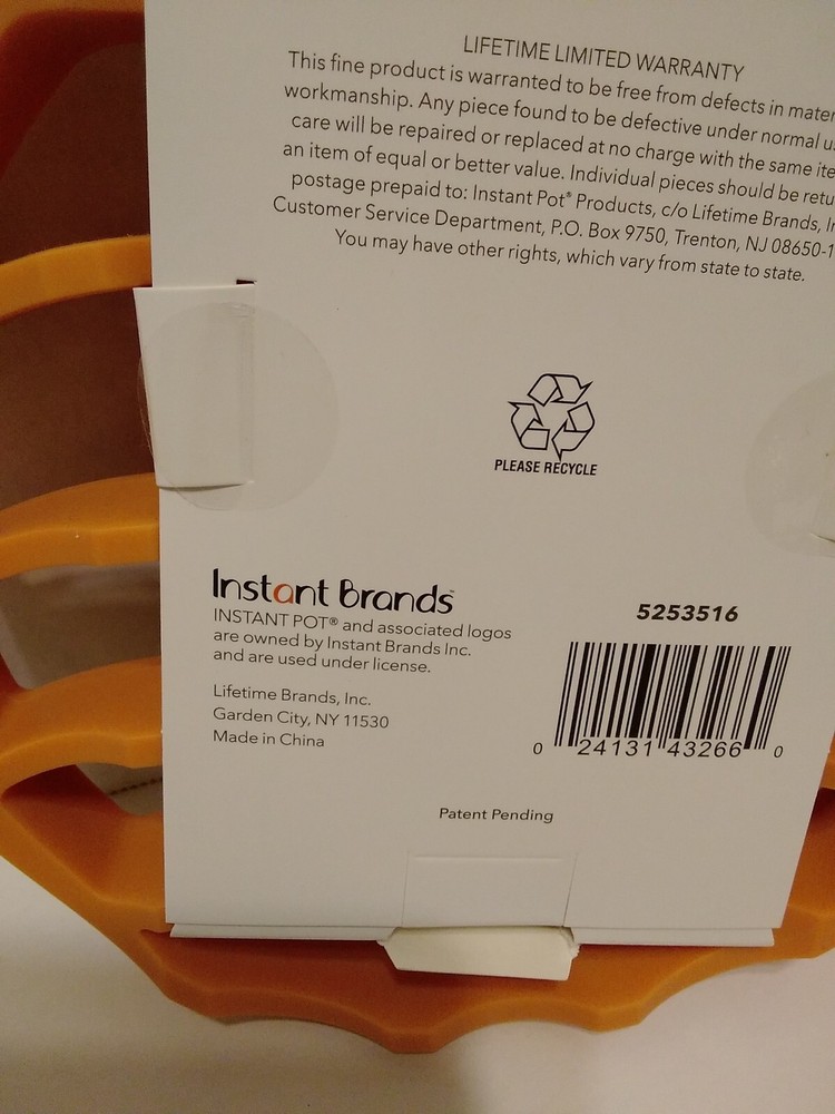 Instant Pot Silicone Rosting Rack 6 & 8 Quart Compatible BPS Free