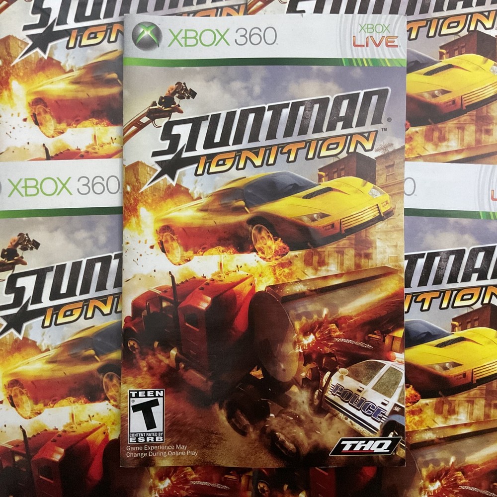 Stuntman Ignition Microsoft Xbox 360 Instruction Manual Only