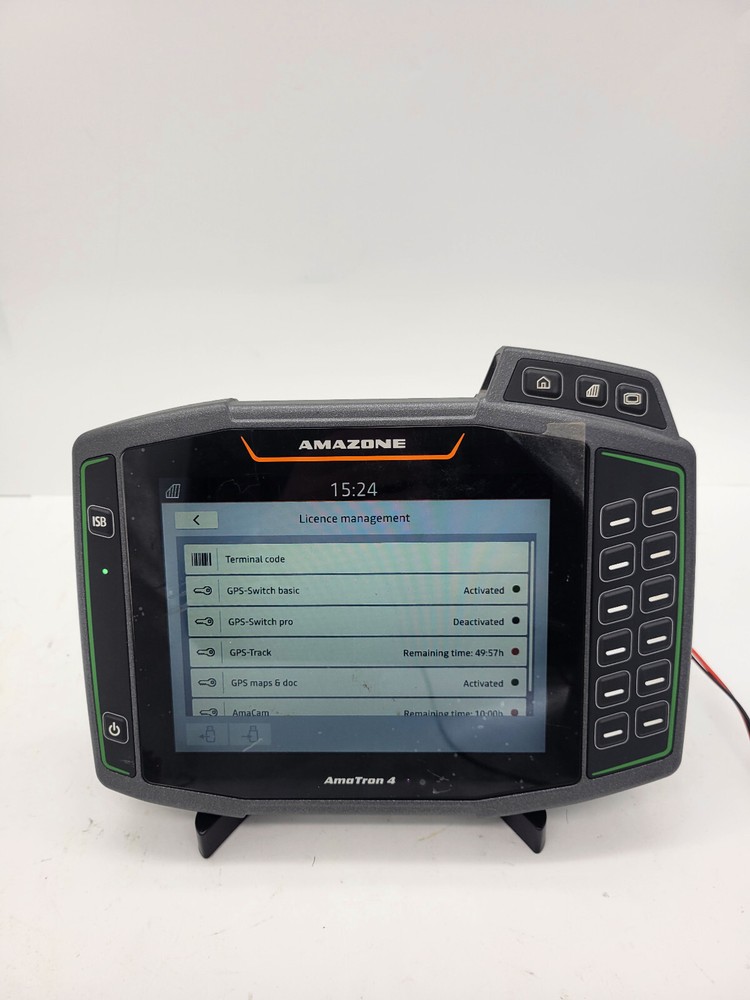 Amazone Amatron 4 ISOBus Terminal CABus GPS Switch basic maps doc NI330