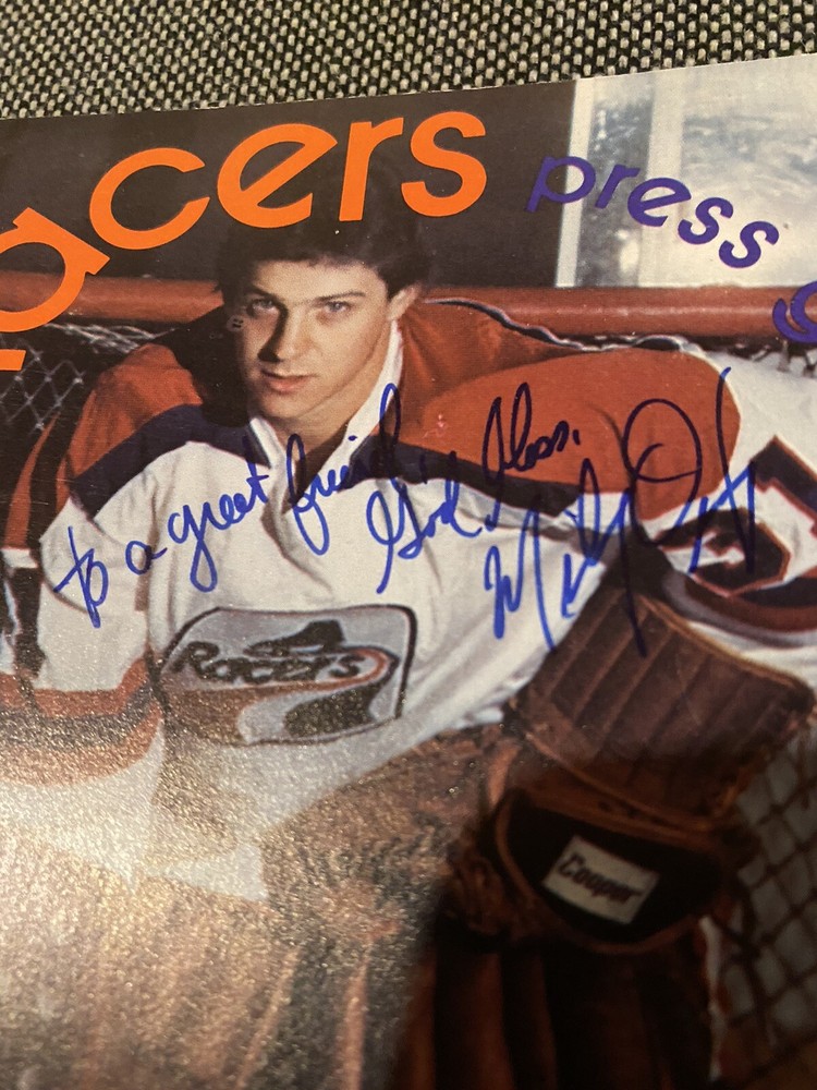 Michel Dion Autographed WHA Racers Guide