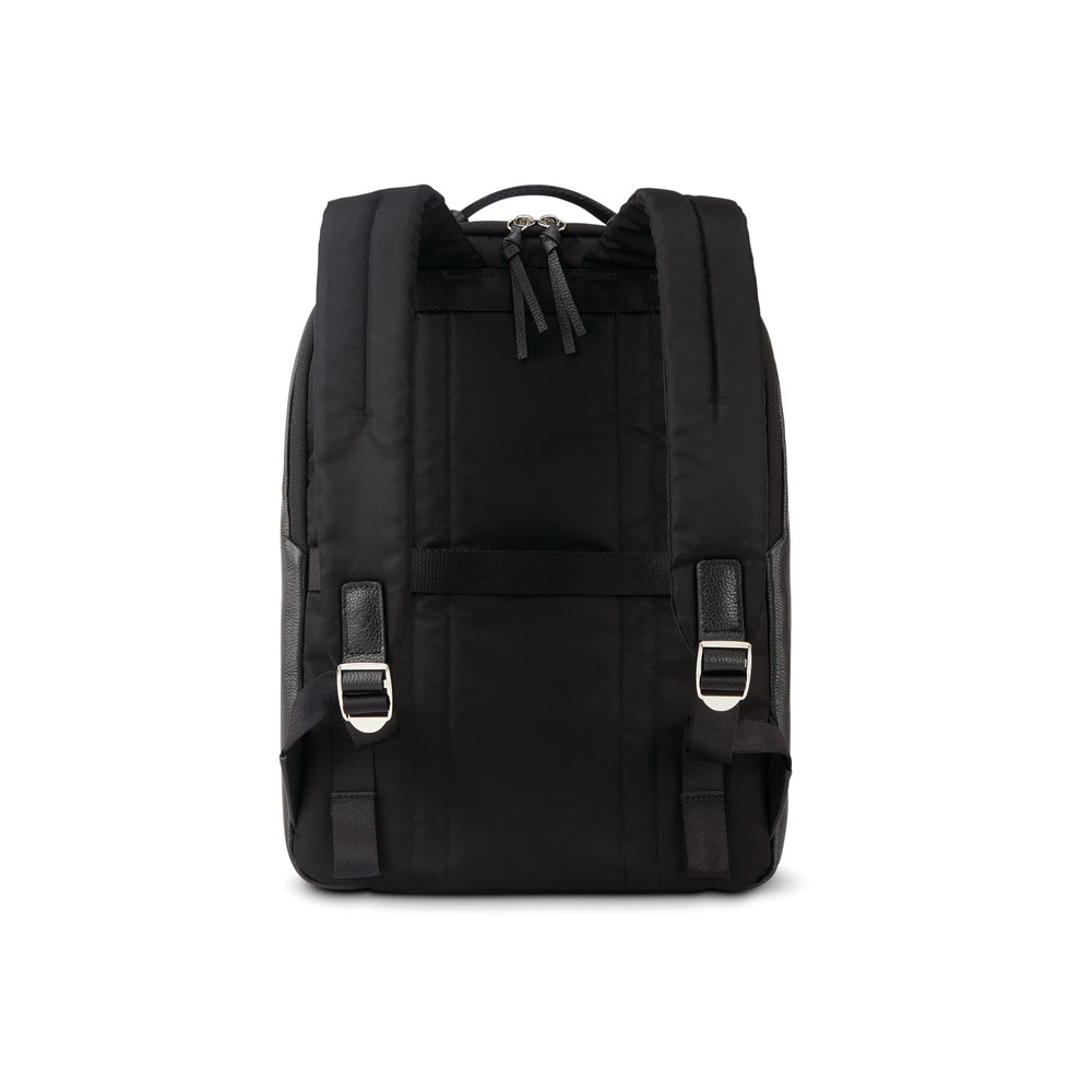 NEW!! Samsonite Women's Everyday Leather Backpack -Black