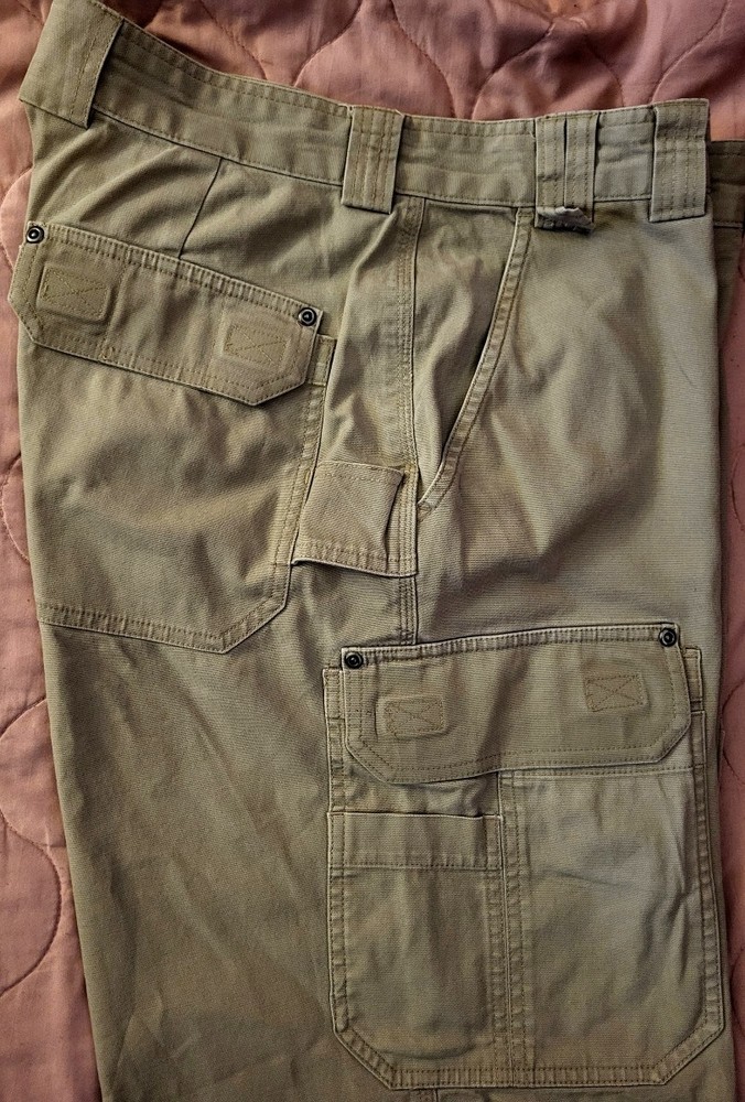 Duluth Trading - Flex Fire Hose® Canvas Cargo Mens Pants - 2 Pair - Size 34