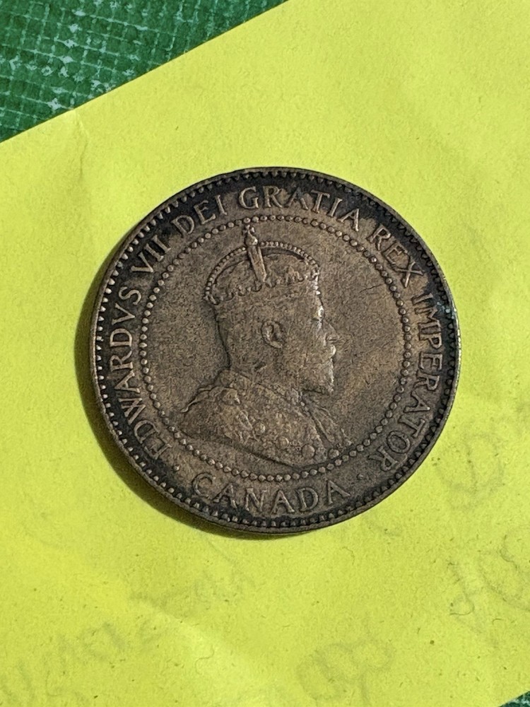 1904 Canada Large One Cent Coin - ICCS Graded MS63 Red & Brown