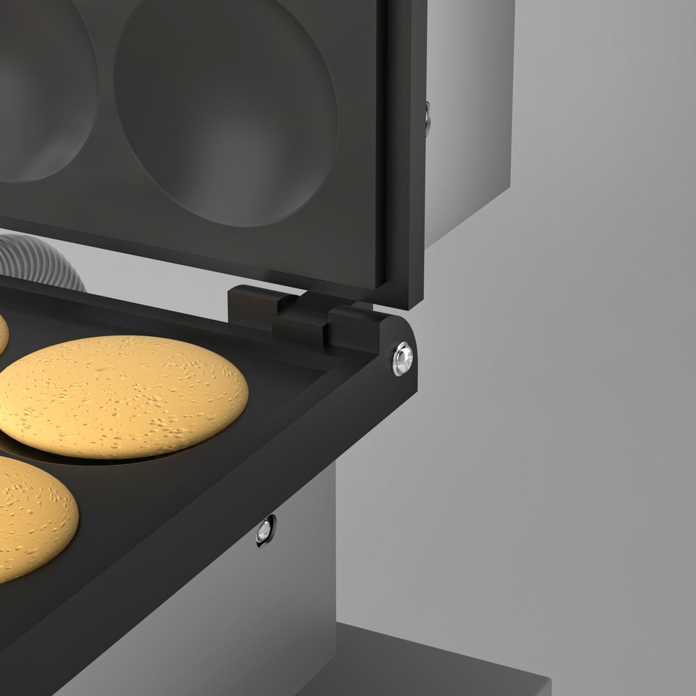 Electric Mini Dutch Pancake Maker Machine for 25PCS Mini Round Pancake Non-stick