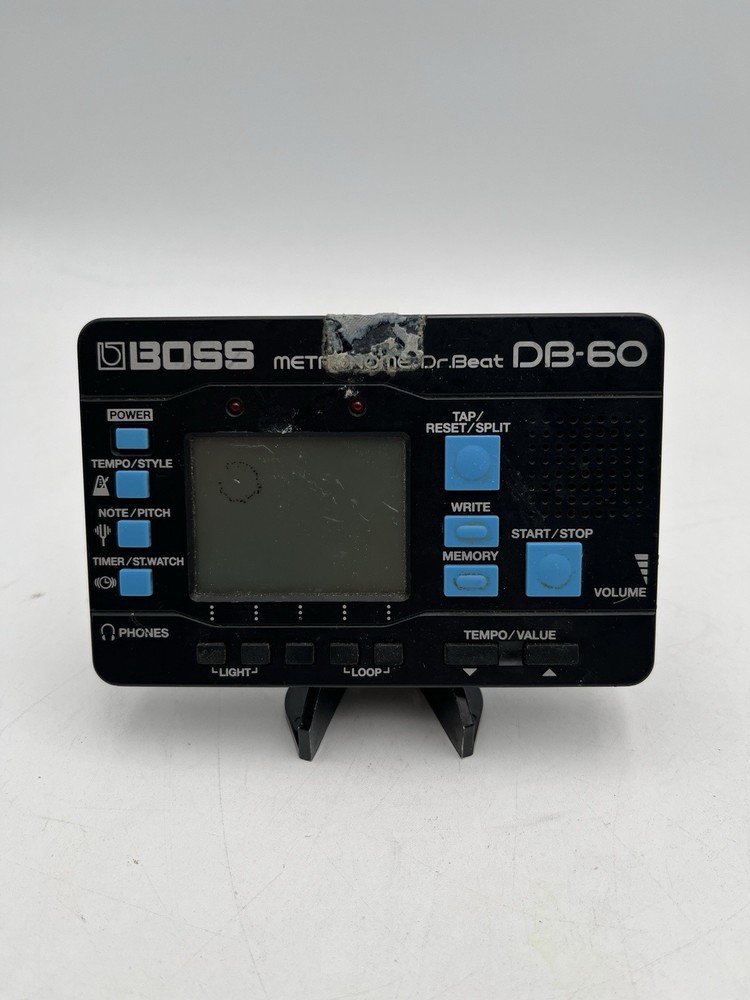 Boss Metronome Dr. Beat DB-60 Rhythm Drum Machine Tested Working Has Issues READ