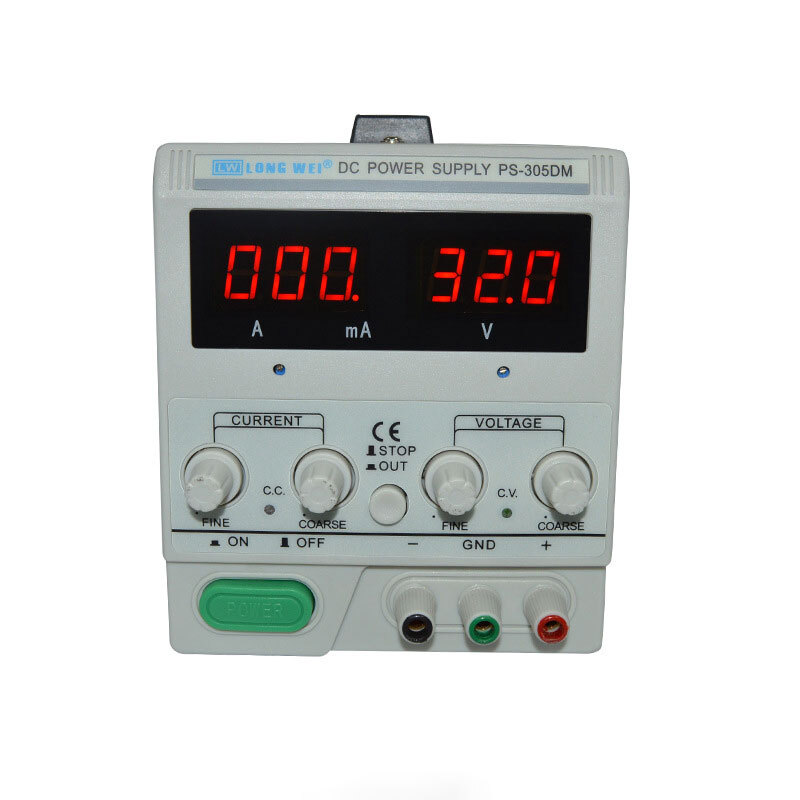For Long Wei Linear DC Power Supply PS-305DM Adjustable CC CV Output 0-30V 0-5A