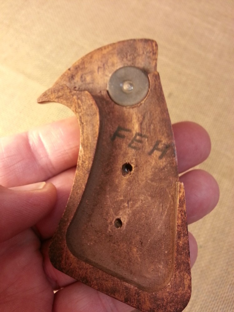 Original Smith & Wesson J Frame Square Butt Presentation " Target " Grips NICE