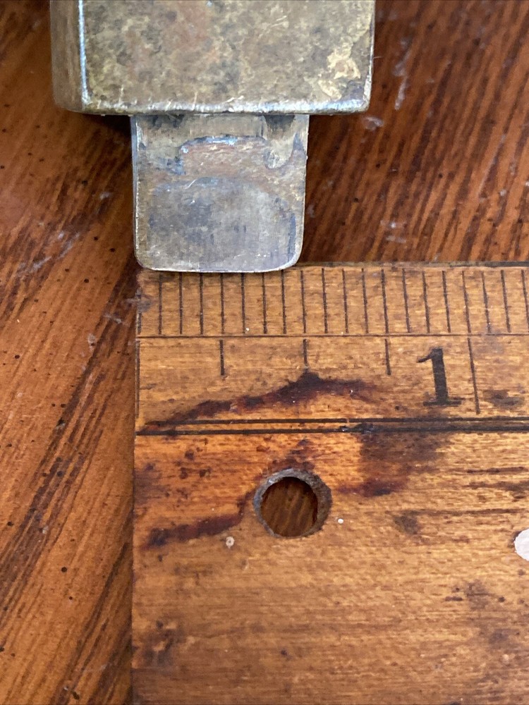 Antique Brass Pull Ring Transom Window Latch Catch Awning Sash Lock Finger Loop