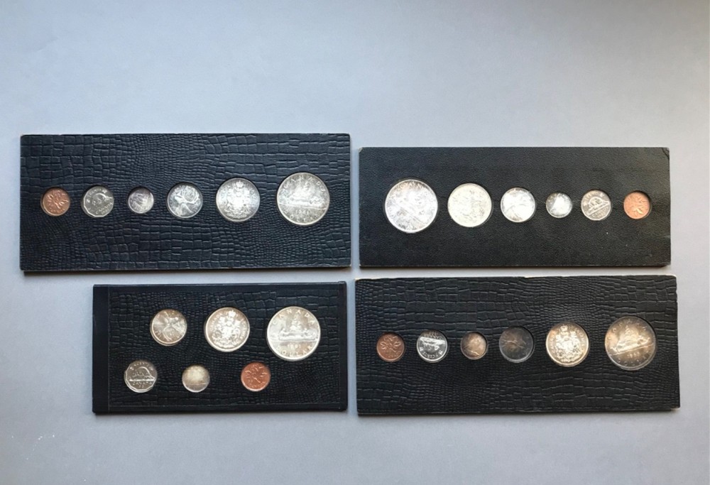 Group of (4) Canada Silver Mint Sets.