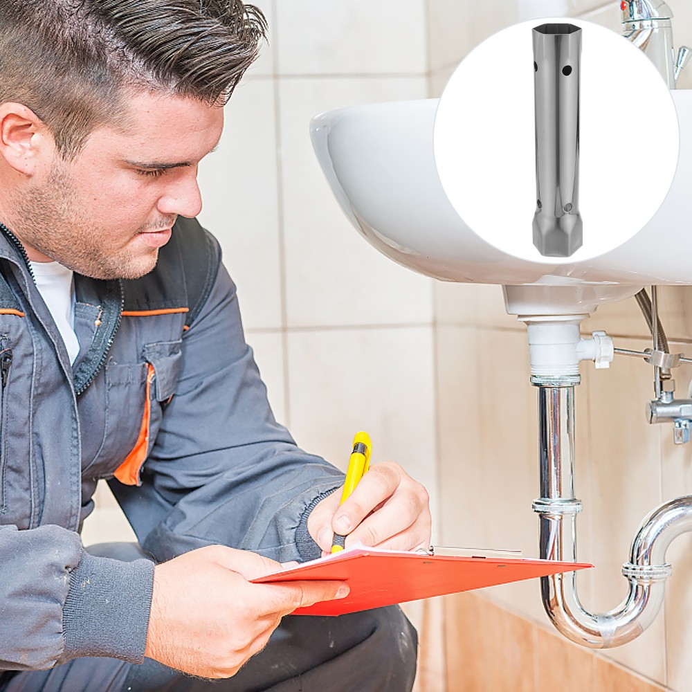 Adjustable Double-ended Wrench Kitchen Tap Spanner Plumbing Repair Tools