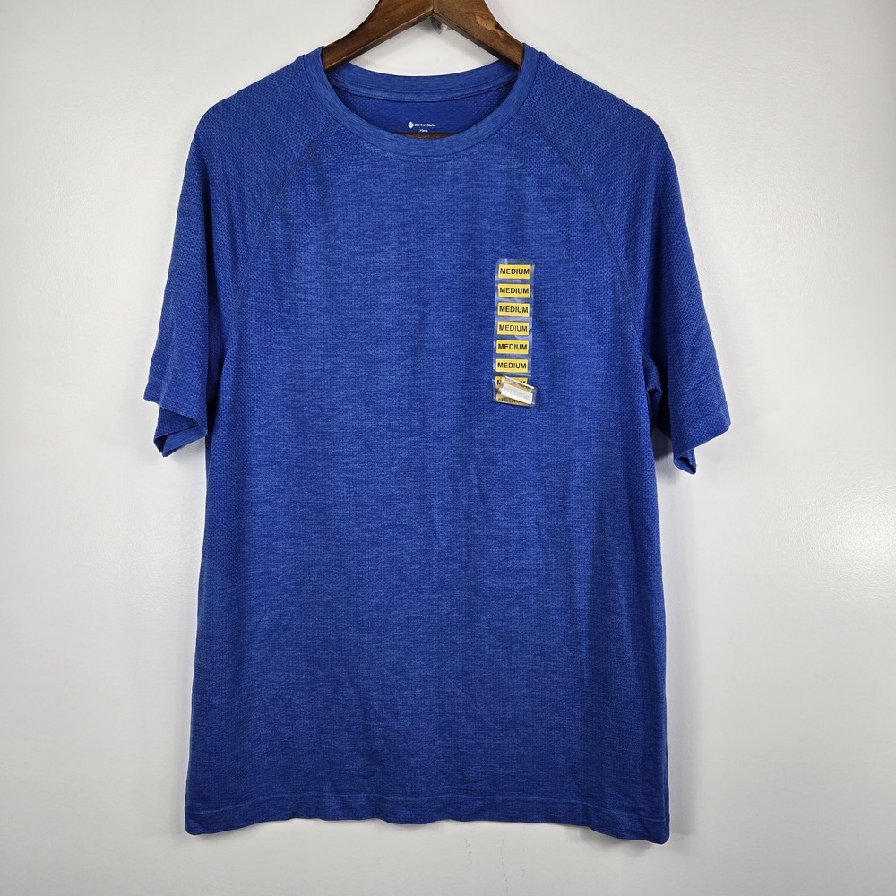 Member's Mark Blue Work It Out Tee Men's Size Medium NWT