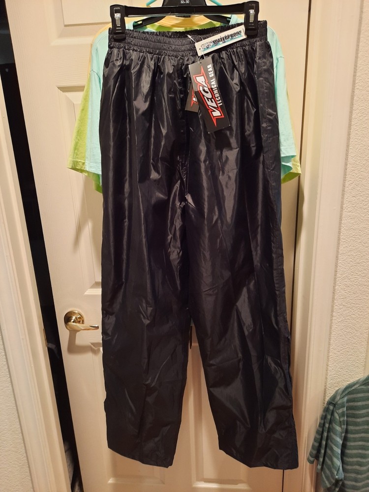 VEGA Technical Advantage Waterproof Rain Pants Large Black