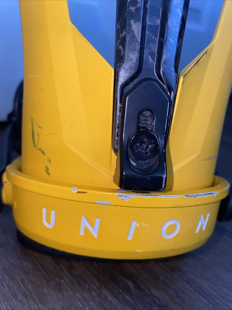 Union Falcor Bindings Size Medium Yellow Black Travis Rice