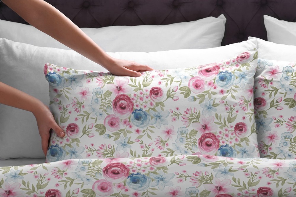 Flannel Deep Pocket Set with Oversized Flat Sheet, Full, Sylvan