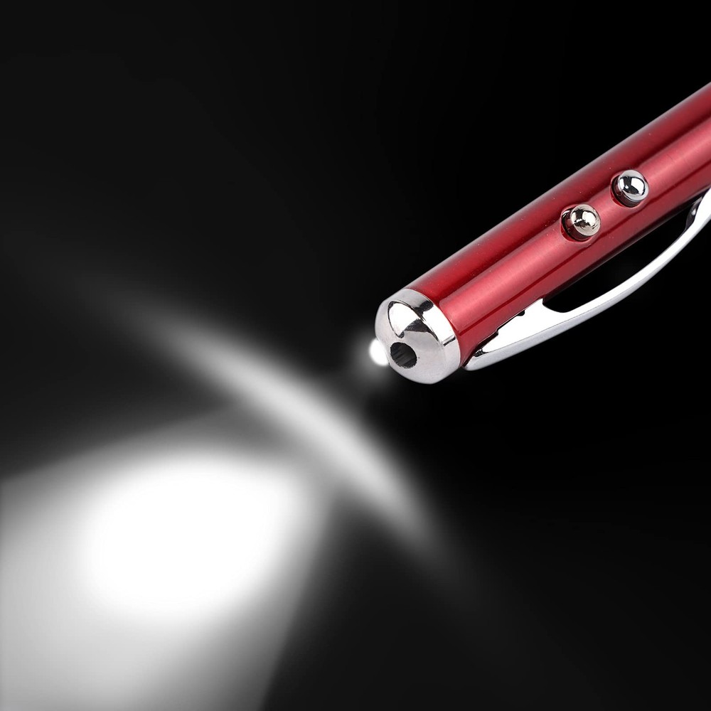 Metal Multi-Function Pen, Touch Screen Stylus, Flashlight with White Light, I...