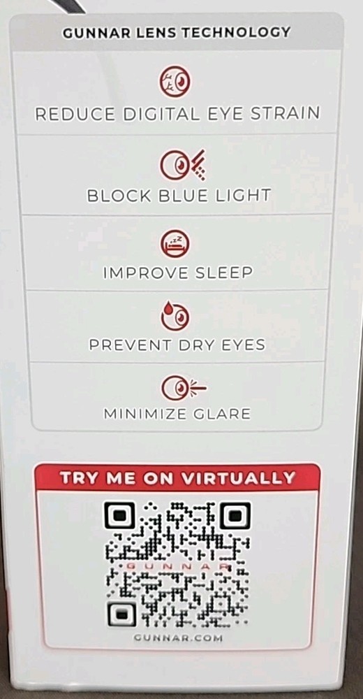 GUNNAR - VERTEX Blue Light Gaming & Computer Glasses - Onyx - Clear