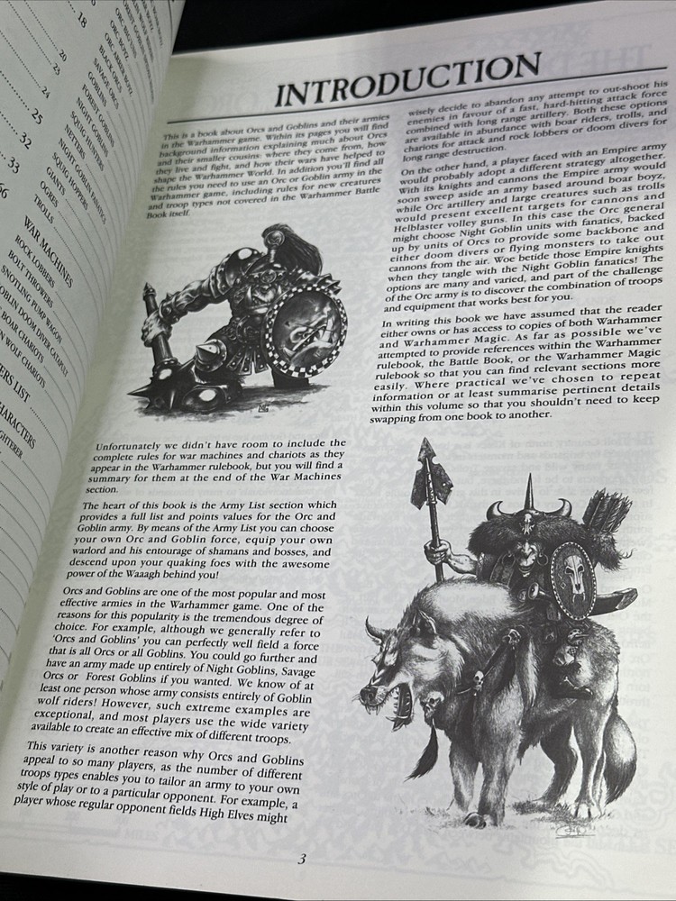 Warhammer Armies Orcs & Goblins Games Workshop Supplement 1996