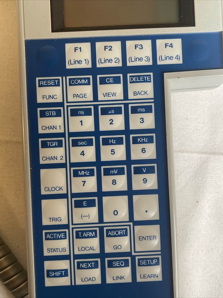 R176609 LeCroy 9100/CP Termiflex Arbitrary Function Generator Keypad