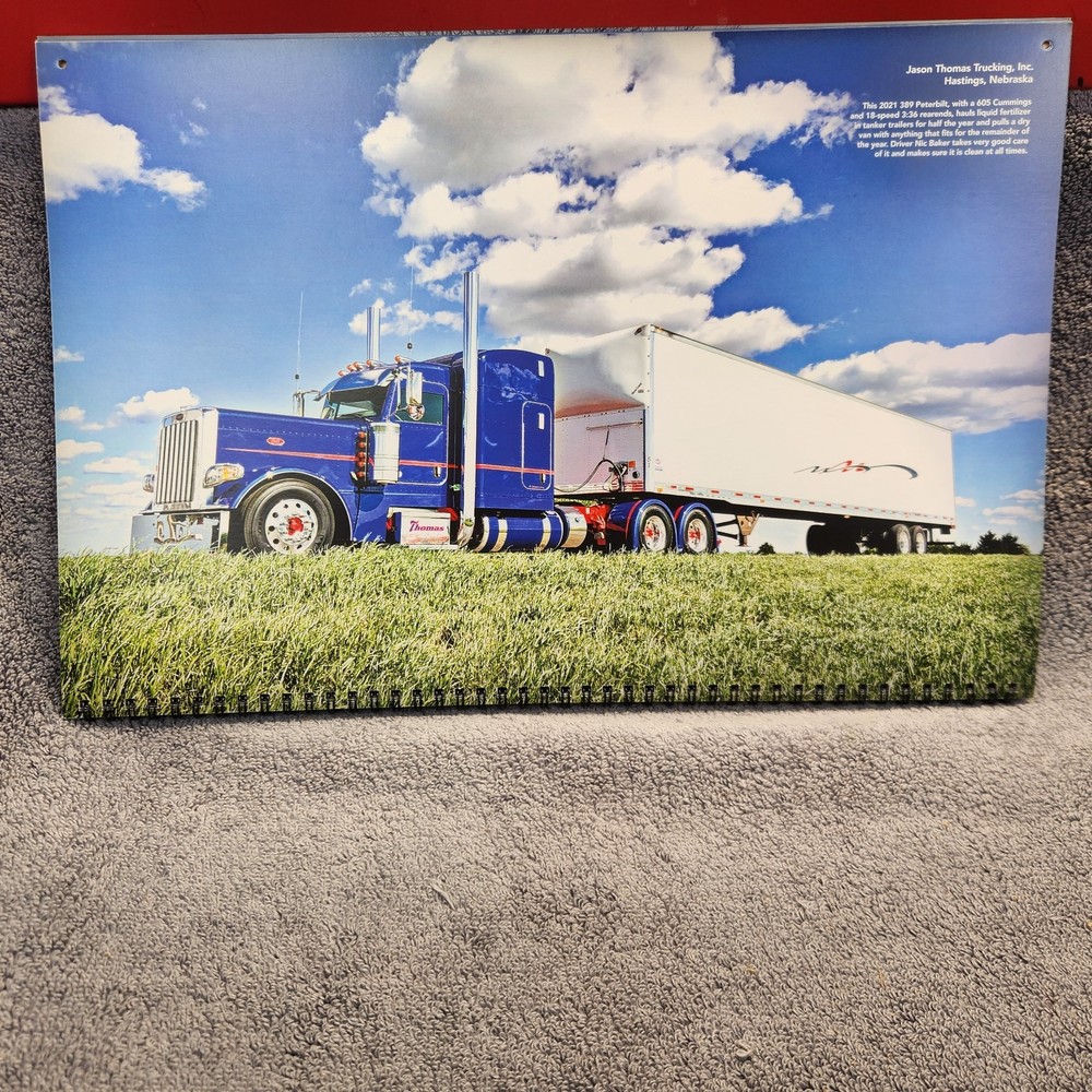 Fleetpride 2021 Calendar. Tractor Trailers. Excellent Condition.