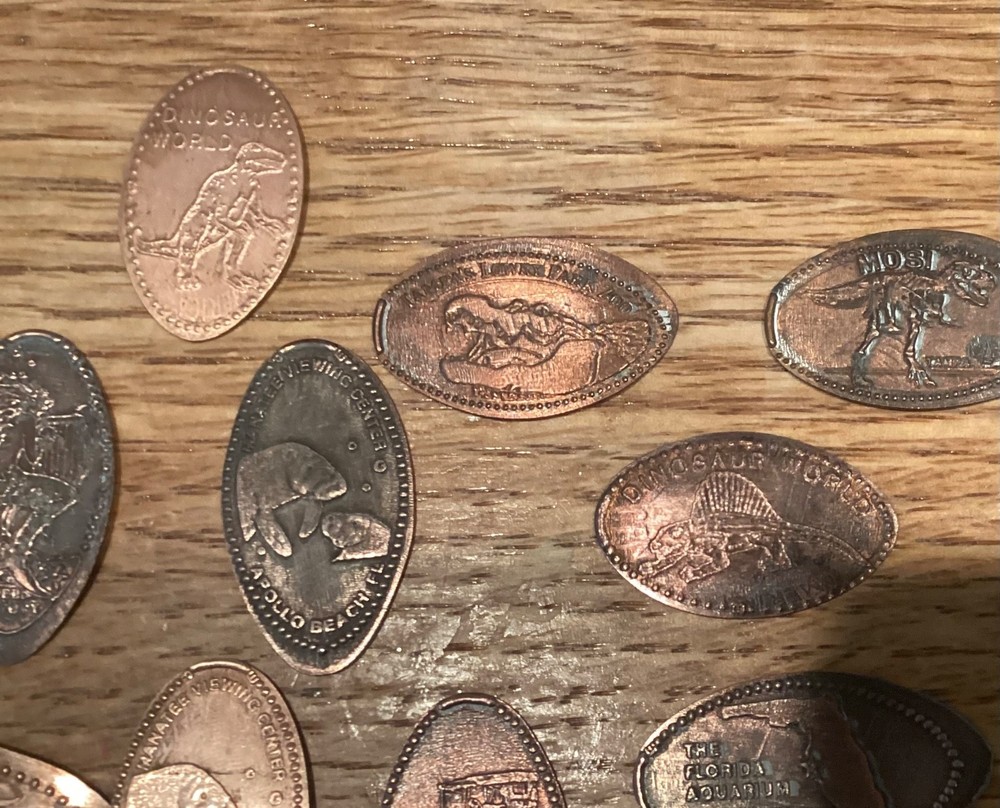 10 Florida Souvenir Penny Collectables