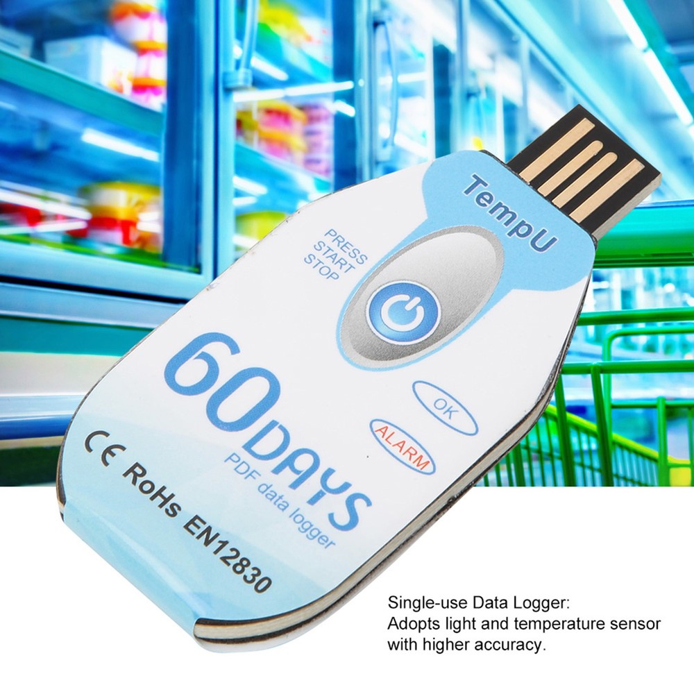 Single Use Temperature Data Logger High Accuracy USB Recorder For PC SDJA