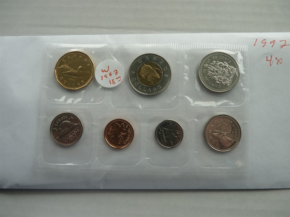 ORIGINAL 1997  W CANADA SCEALE PL SET  ROYAL CANADA MINT