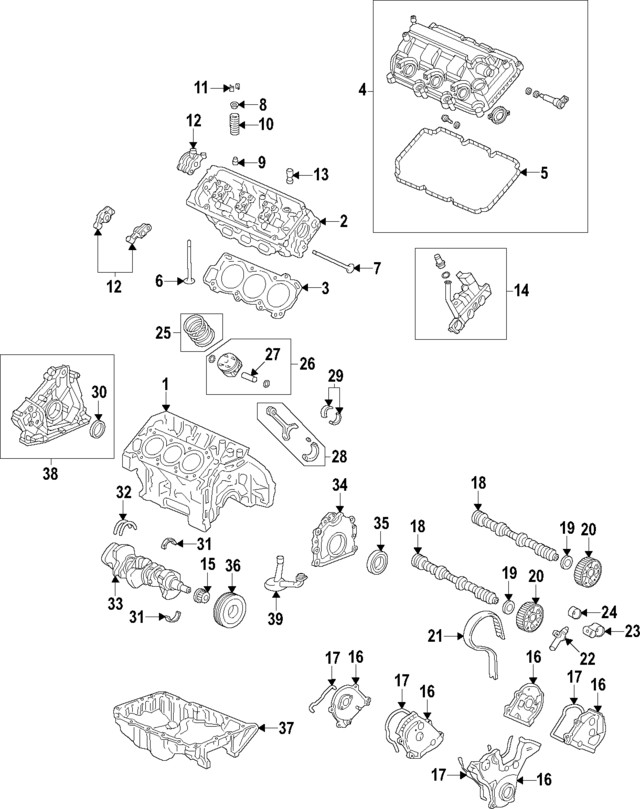 Genuine Honda Engine Variable Valve Timing (Vvt) Solenoid 15810-5J6-A01