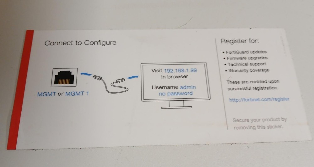 Fortinet FortiGate 100F Network Security Firewall - FG-100F