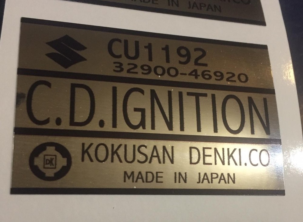 Suzuki RM, CDI Box Decal Decals,Graphic