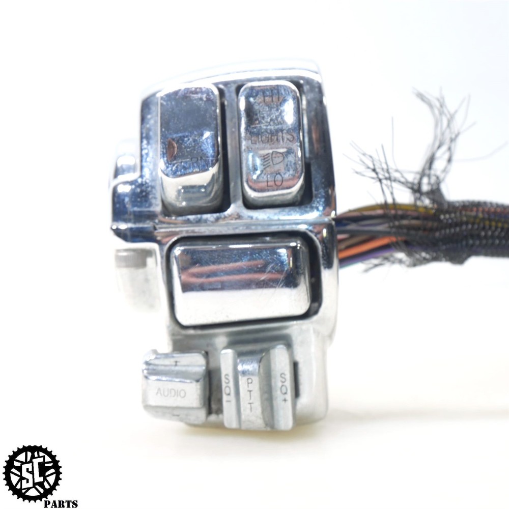 2007 HARLEY ELECTRA GLIDE CVO LEFT CONTROL SWITCH CHROME AUDIO