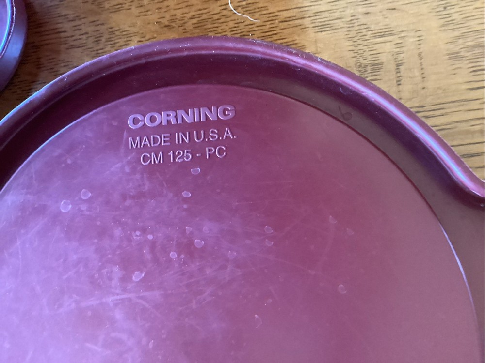 Corning Visions CM225-PC CM125-PC CM8-PC Cranberry Red Plastic Replacement Lids